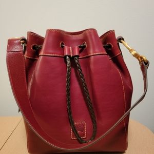 Dooney and Bourke Hattie drawstring Bordeaux